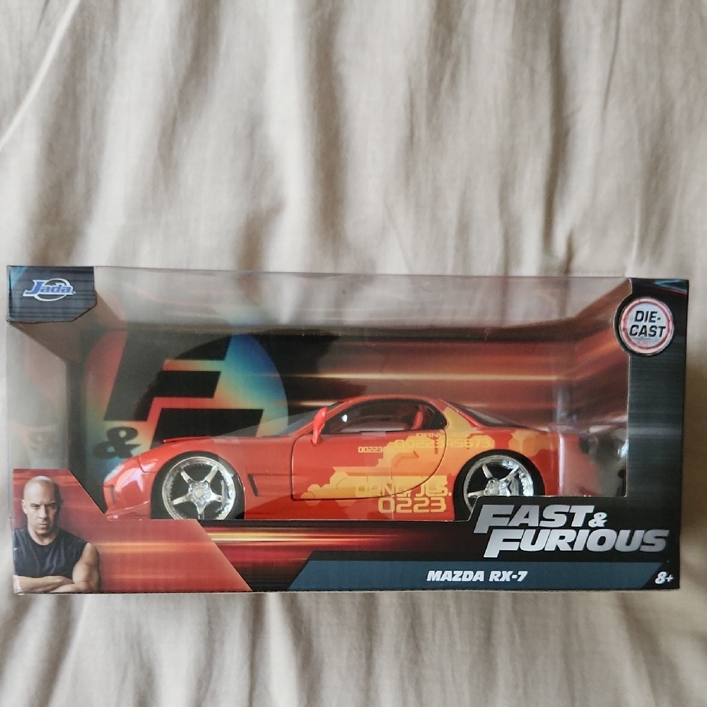 Fast & Furious Mazda RX-7 Die-Cast Car - Red